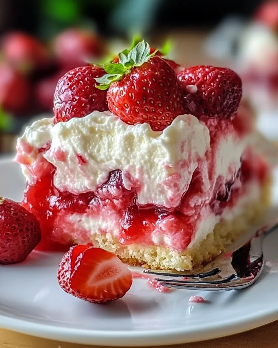 Strawberry Earthquake Cake Strawberry