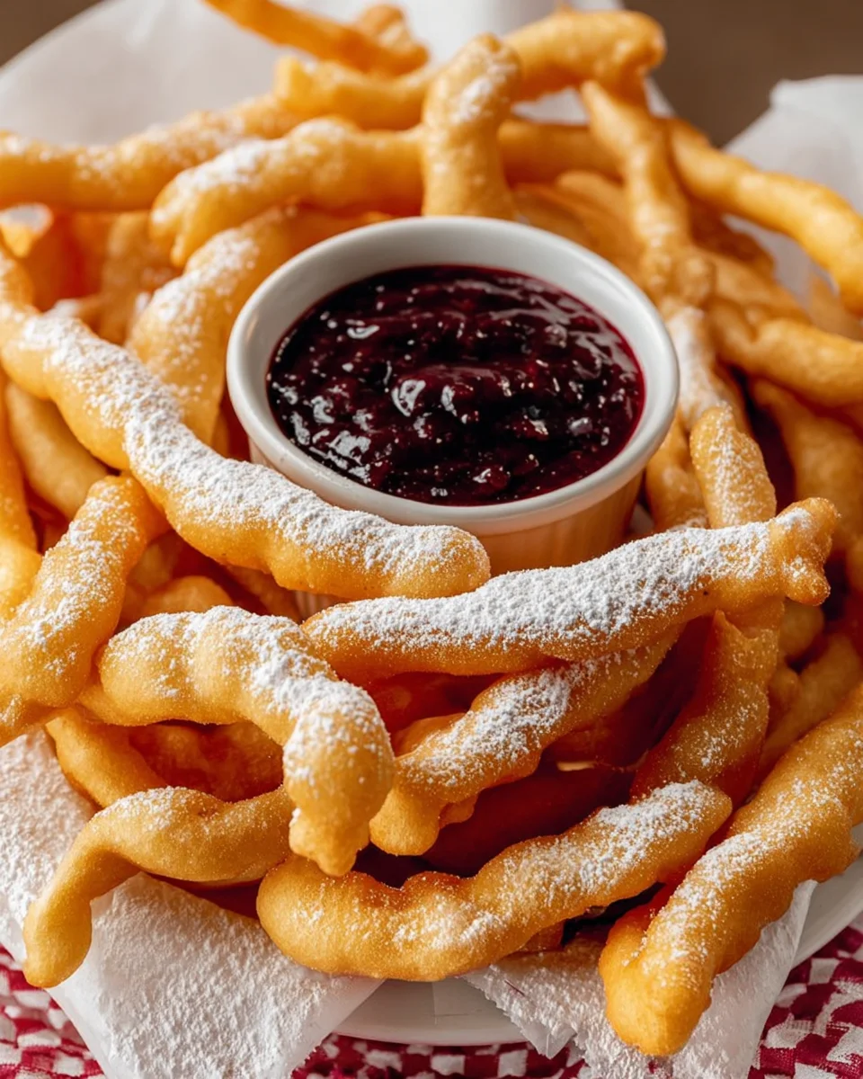 Crispy Funnel Cake Sticks Crispy
