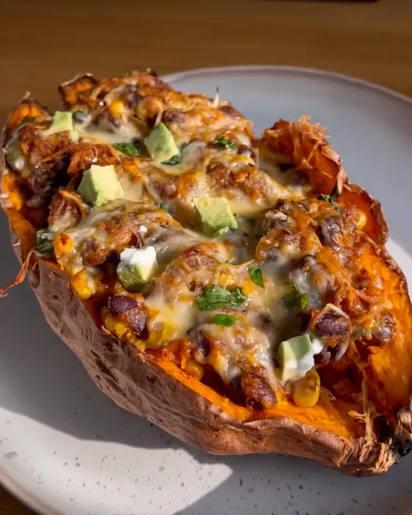 Loaded Sweet Potato Boats