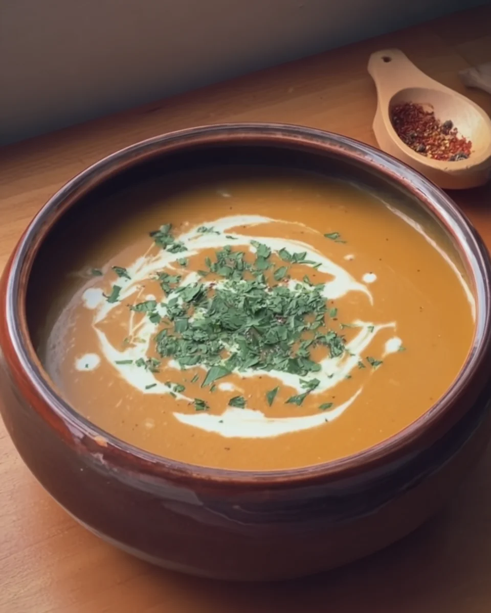 Iron-fortified Pumpkin Coconut Soup Iron-fortified