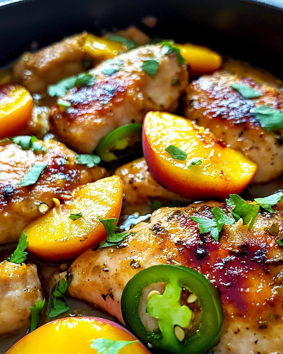 Jalapeno Peach Chicken Jalapeno