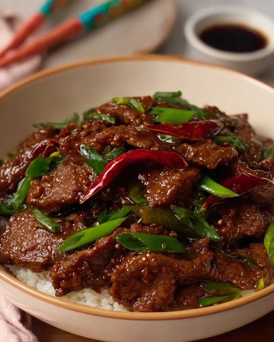 Mongolian Beef Mongolian