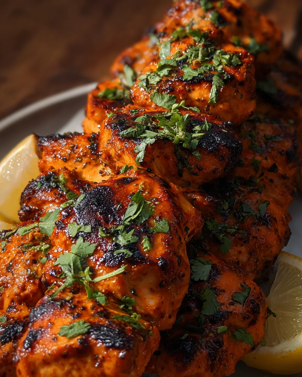 Tandoori Chicken Tikka Skewers Tandoori