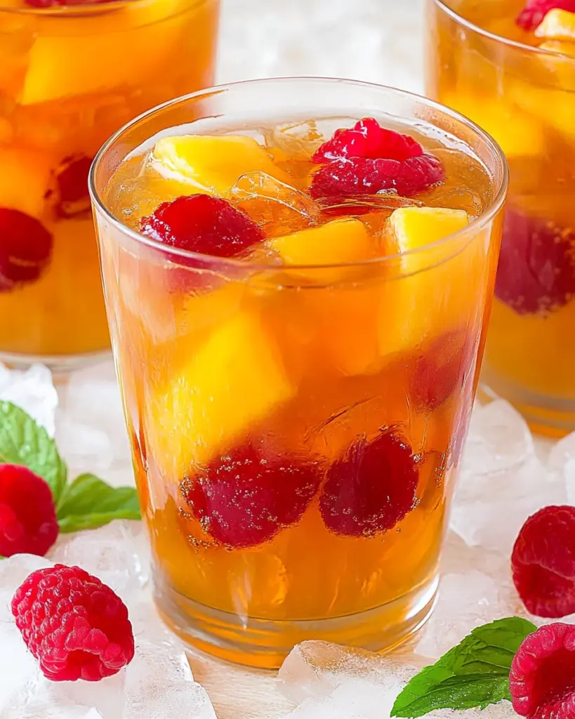 Mango Iced Tea Mango Iced Tea