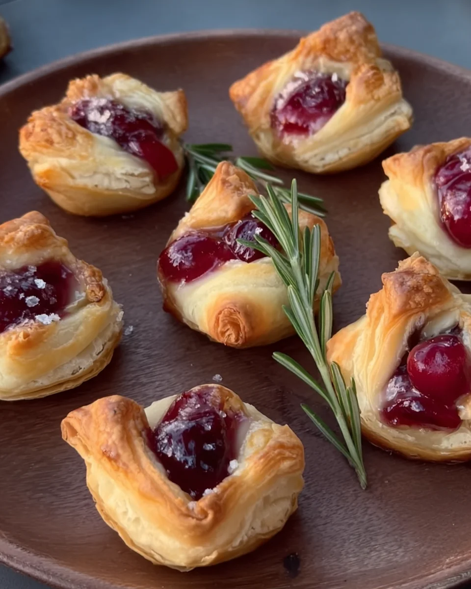 Cranberry Brie Party Bites Cranberry