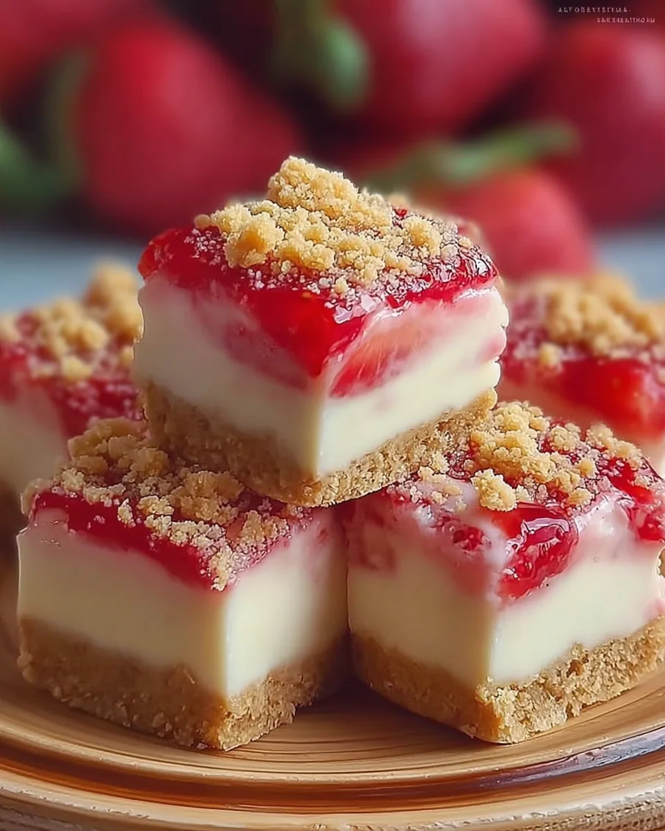 Strawberry Crunch Cheesecake Bites Strawberry