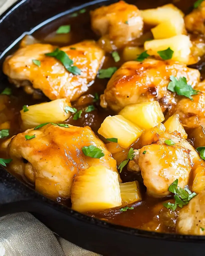 Whiskey Pineapple Chicken Whiskey Pineapple Chicken