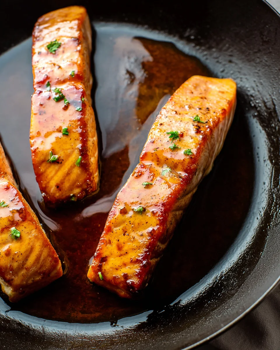Brown Sugar Glazed Salmon Brown