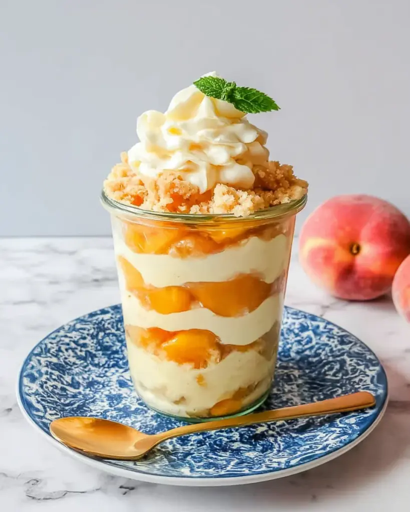 Magnolia Bakery Peach Crisp Pudding Magnolia Bakery Peach Crisp Pudding