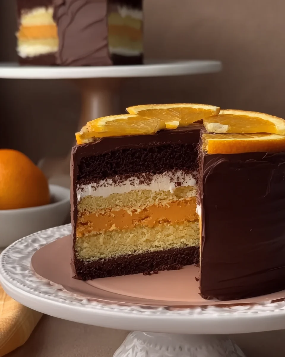 Chocolate & Orange Punchcake Chocolate
