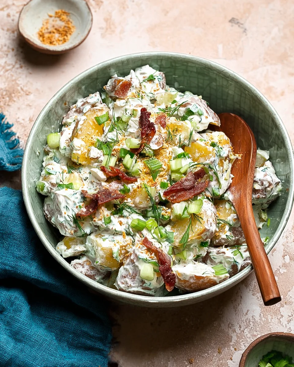 Smashed Potato Salad Smashed