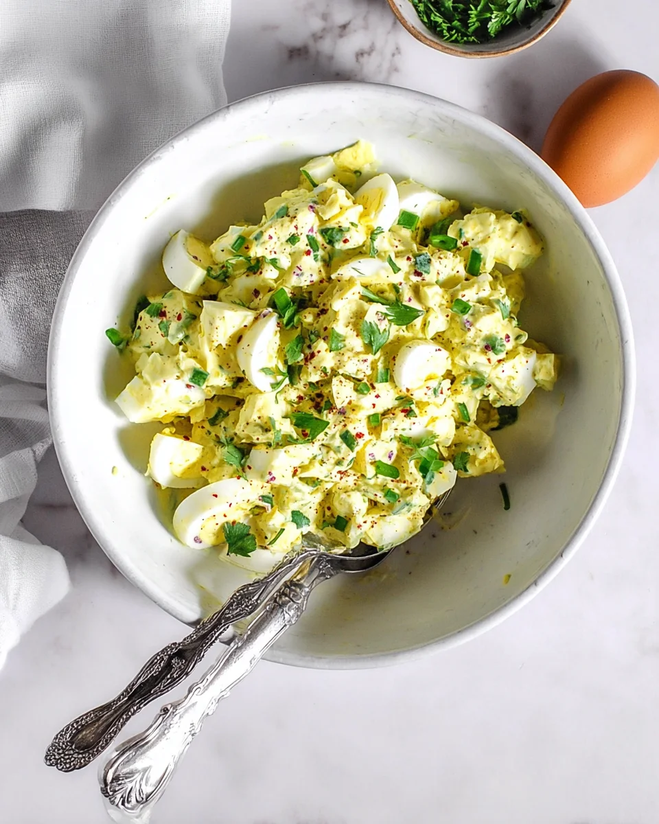 Healthy High Protein Egg Salad With Greek Yogurt Healthy