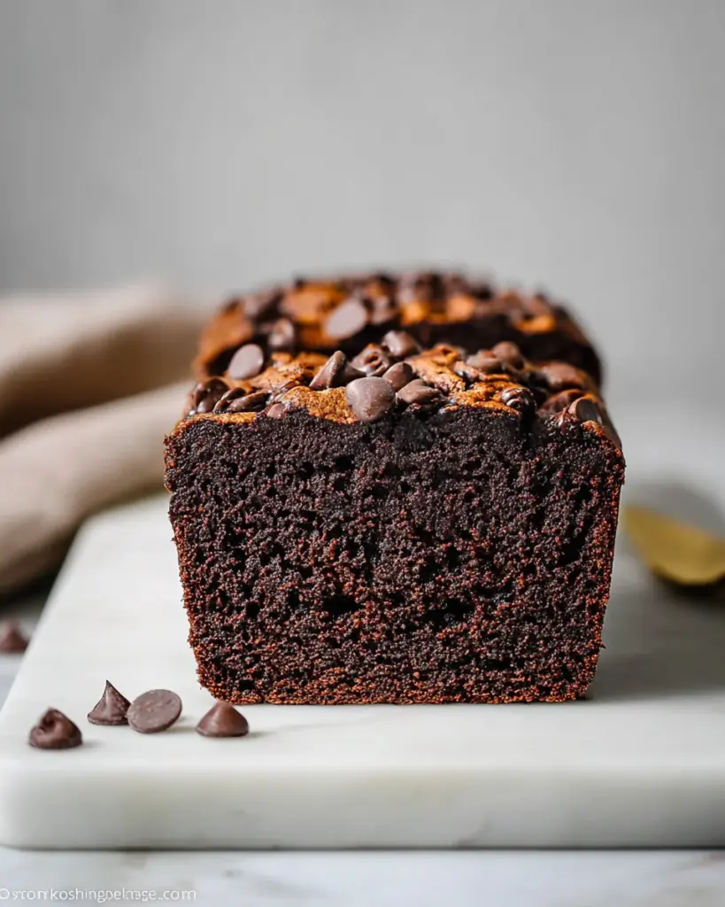 Double Chocolate Banana Bread {Almond Flour}