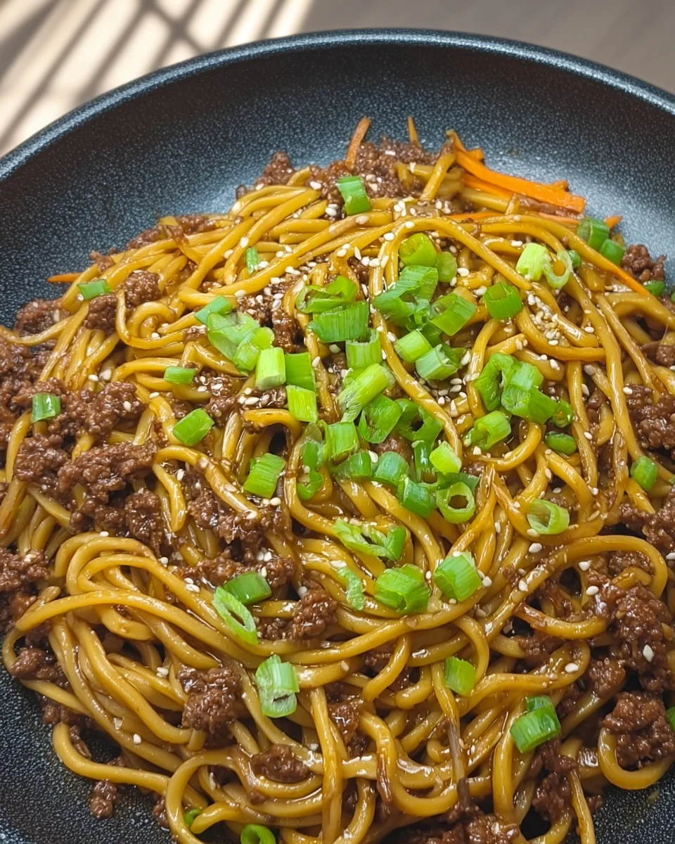 Mongolian Beef Noodles Mongolian