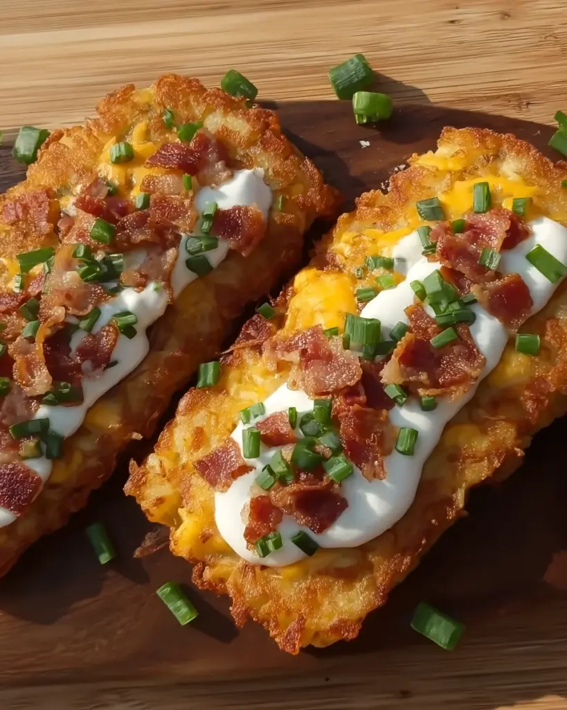 Loaded Hashbrown patties Loaded Hashbrown patties