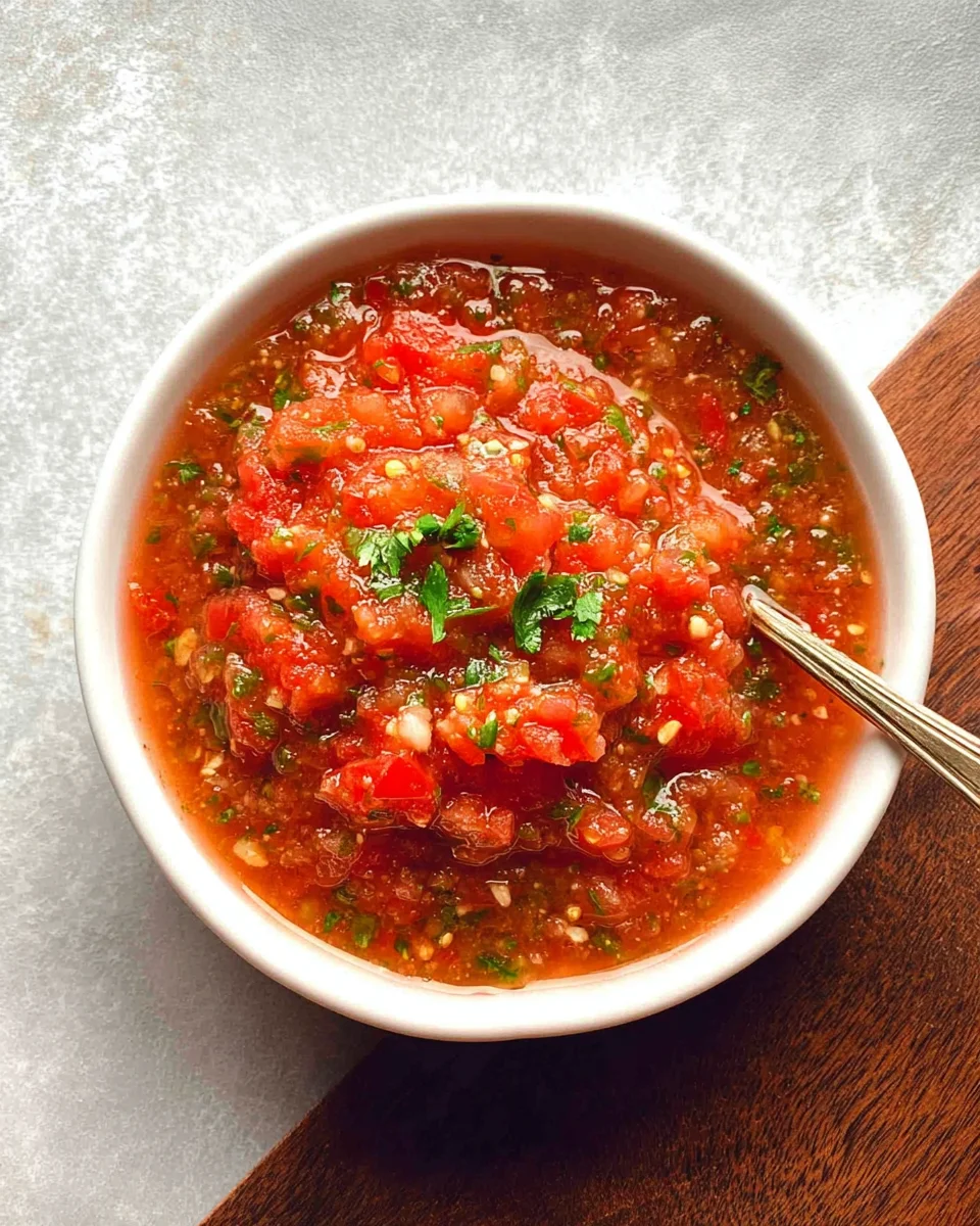 Homemade Salsa Homemade