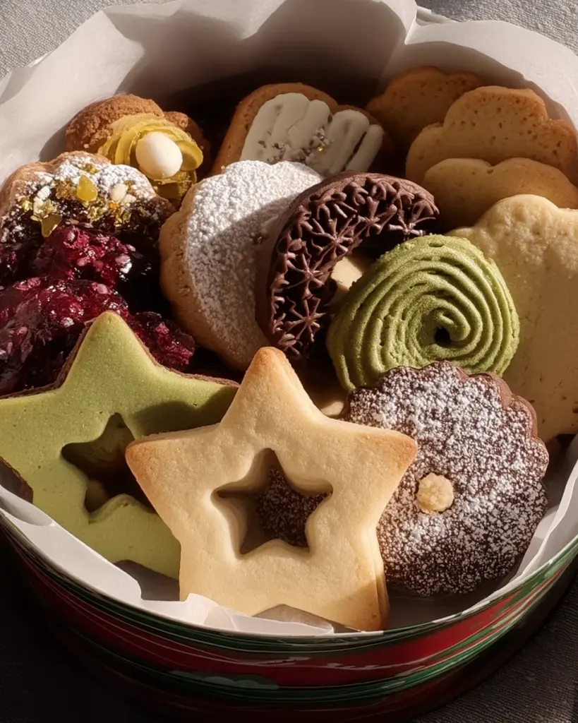 Holiday Butter Cookie Box Holiday Butter Cookie Box