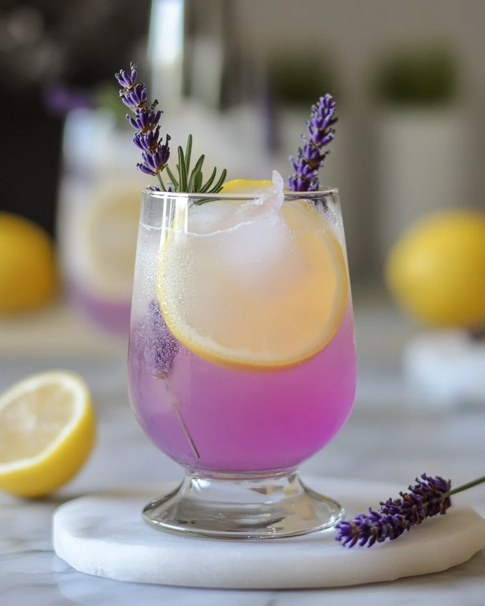 Refreshing Coconut Lavender Lemonade Mocktail Recipe Coconut