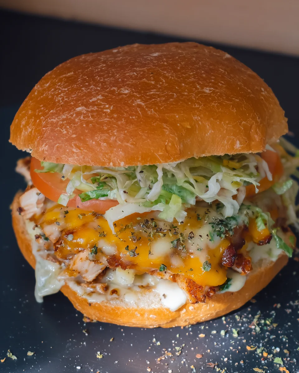 Cheese Chicken Sandwich Cheese