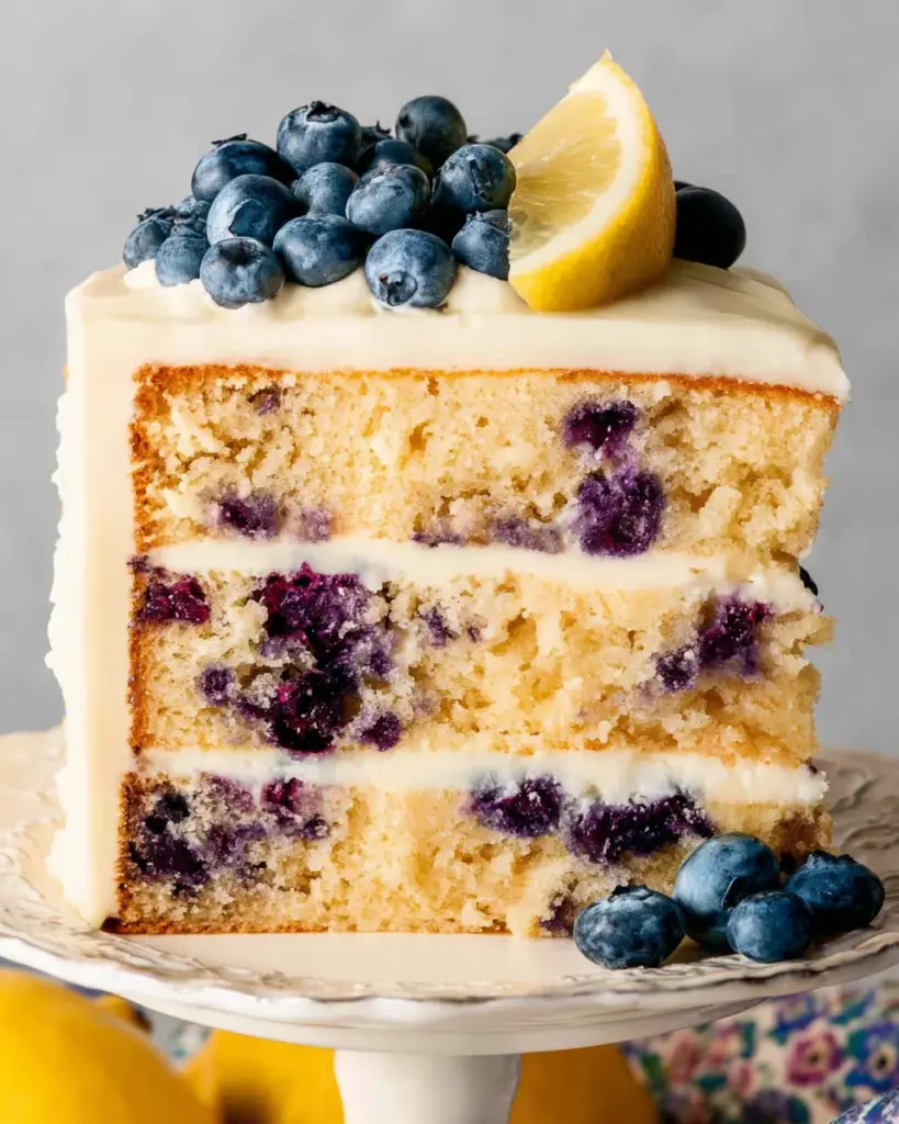 Lemon Blueberry Layer Cake Lemon Blueberry Layer Cake