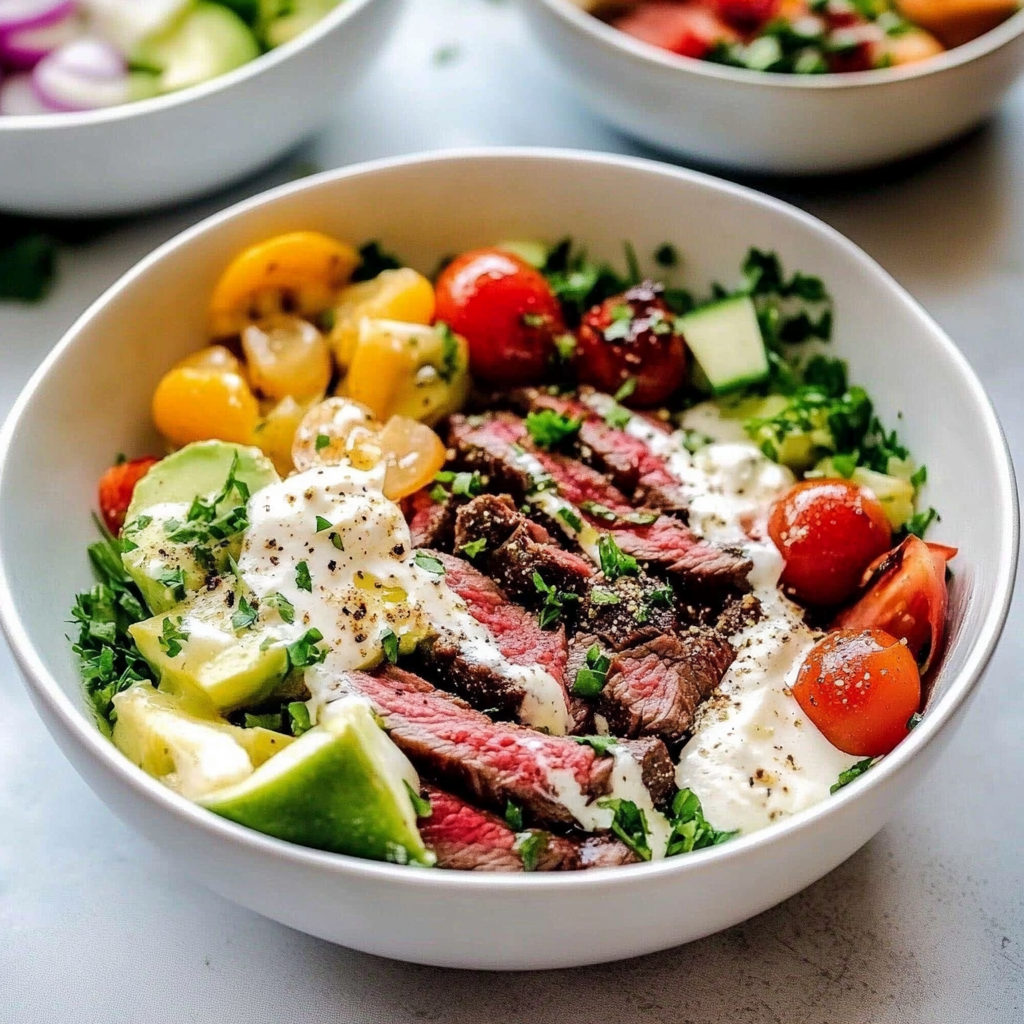 Mediterranean Steak Bowls