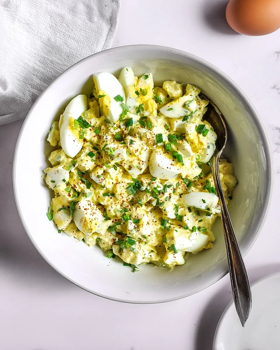 Healthy High Protein Egg Salad With Greek Yogurt Healthy