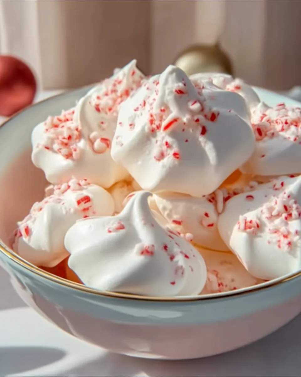 Peppermint Meringues Peppermint