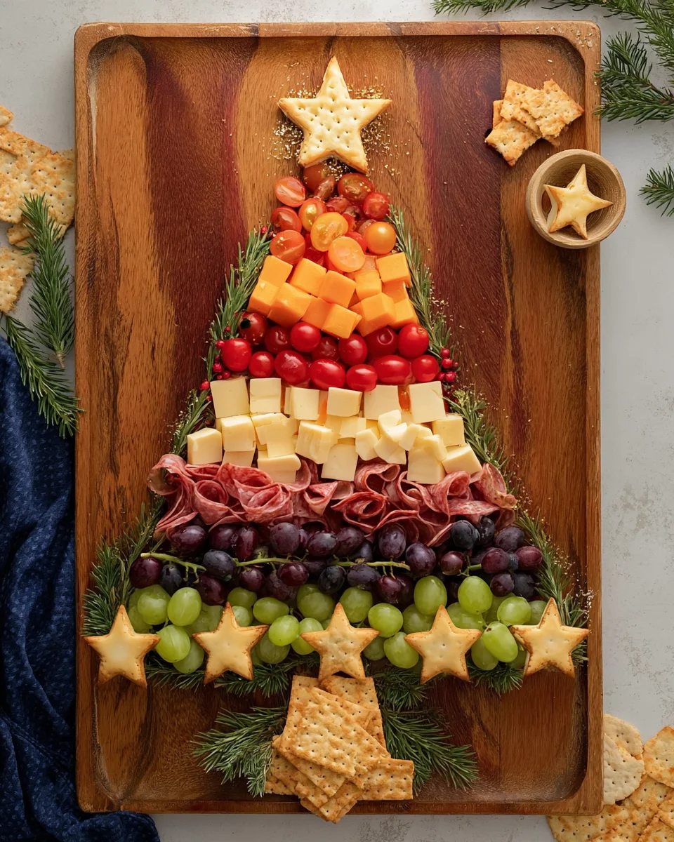 Christmas Tree Shaped Charcuterie Christmas