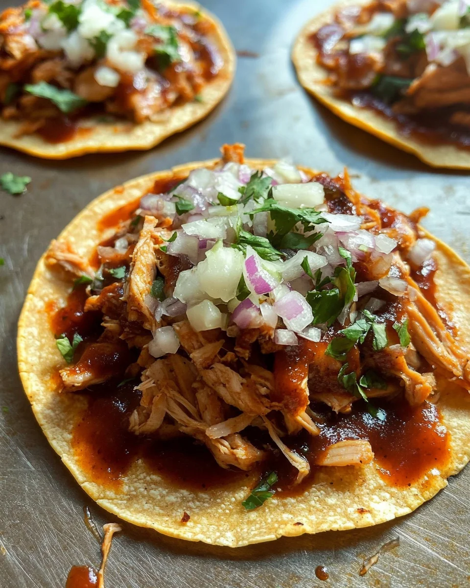 BBQ Chicken Tostadas BBQ