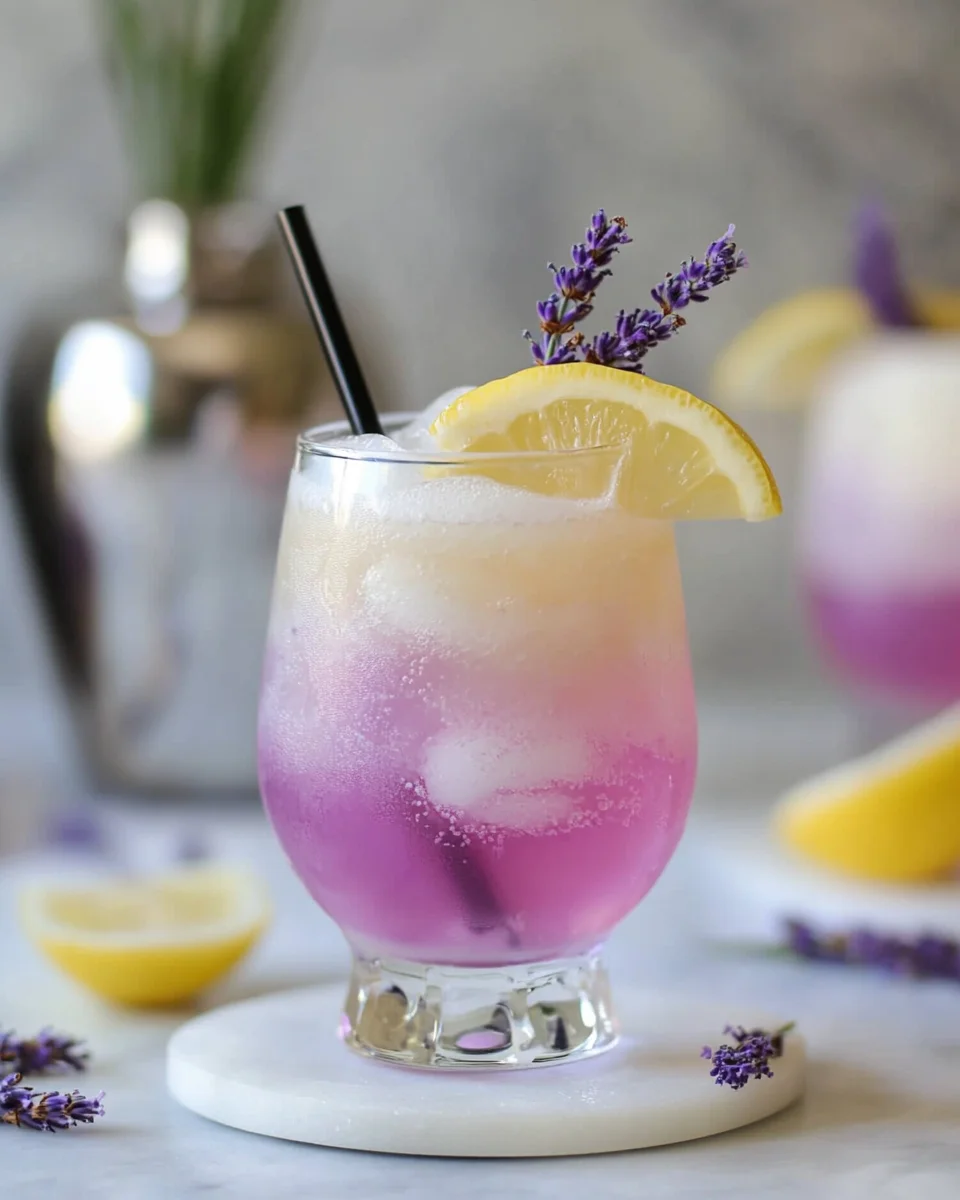 Refreshing Coconut Lavender Lemonade Mocktail Recipe Coconut