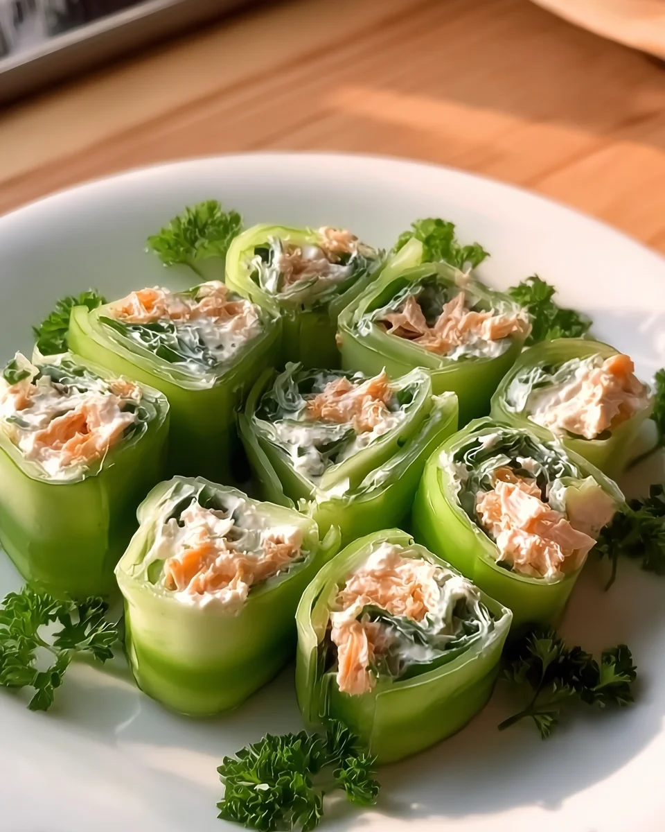 Buffalo Chicken Cucumber Roll Buffalo