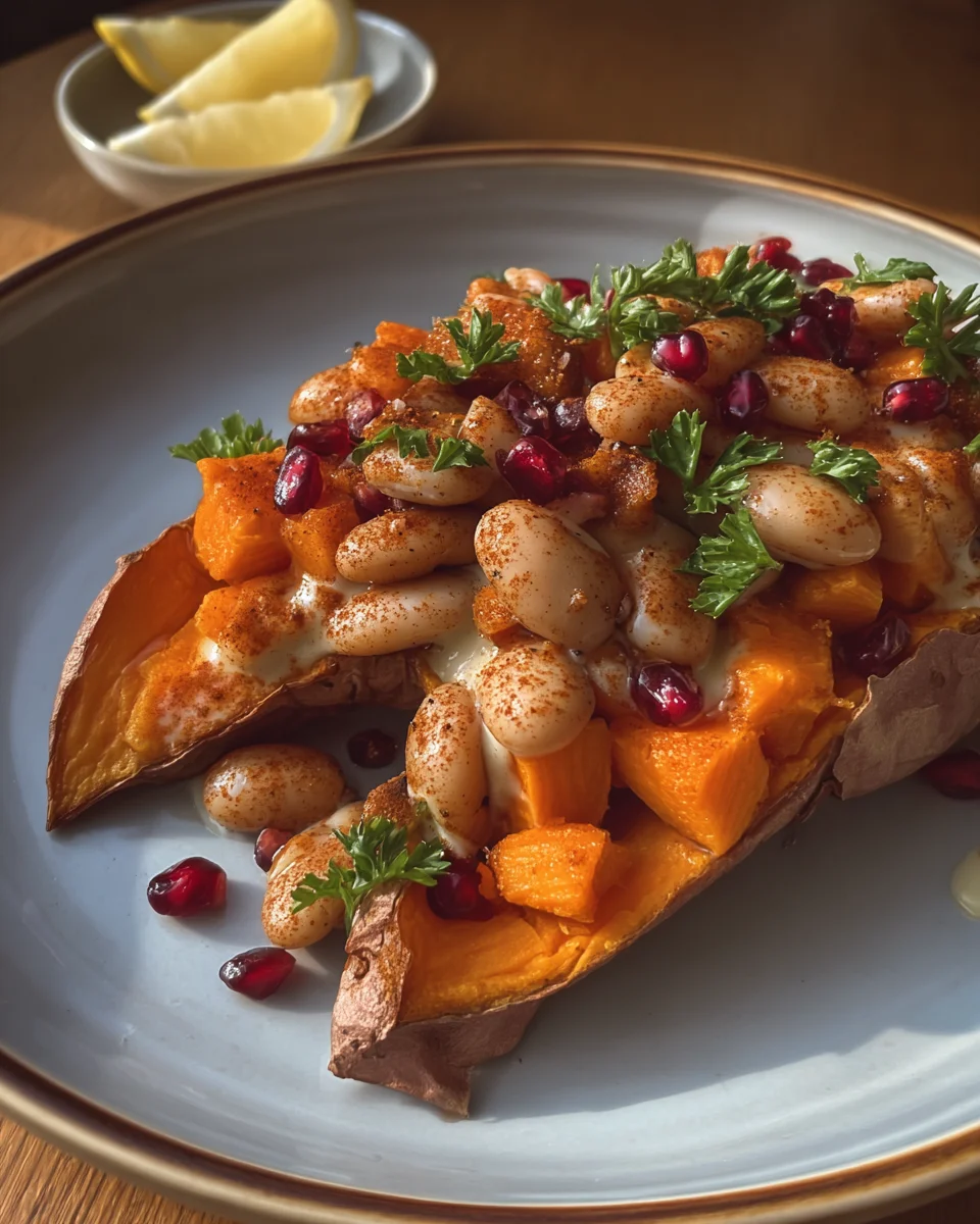 Sweet Potato with Butter Beans Crunch Sweet