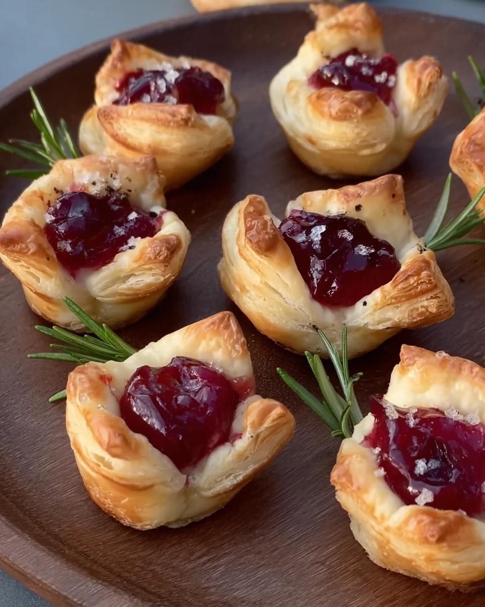 Cranberry Brie Party Bites Cranberry