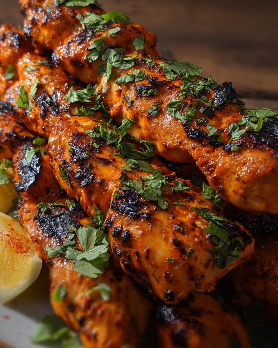 Tandoori Chicken Tikka Skewers Tandoori