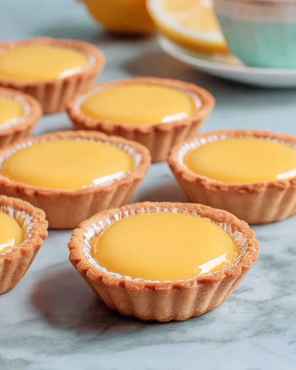 Lemon Curd Tartlets Lemon
