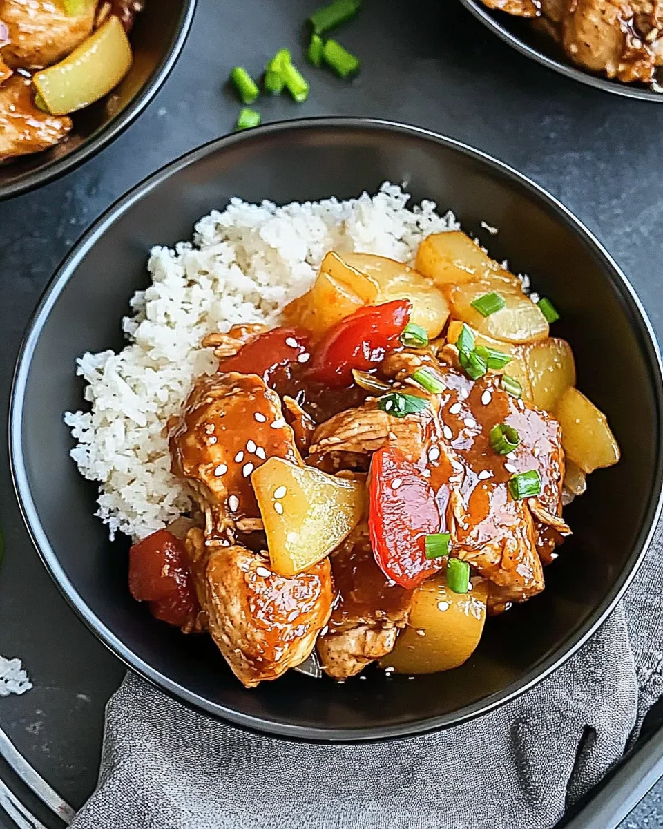 Slow Cooker Hawaiian Chicken Slow