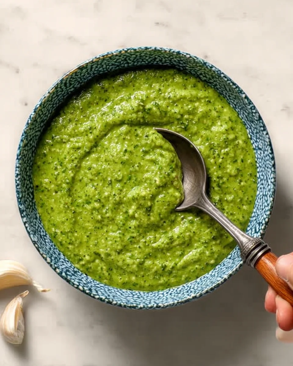 Garlic Scape Pesto Garlic