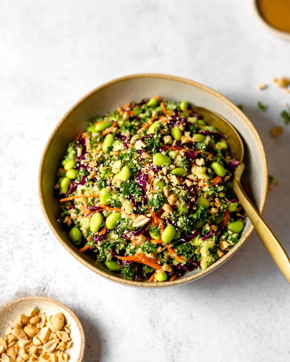 Asian Edamame Peanut Crunch Salad Asian