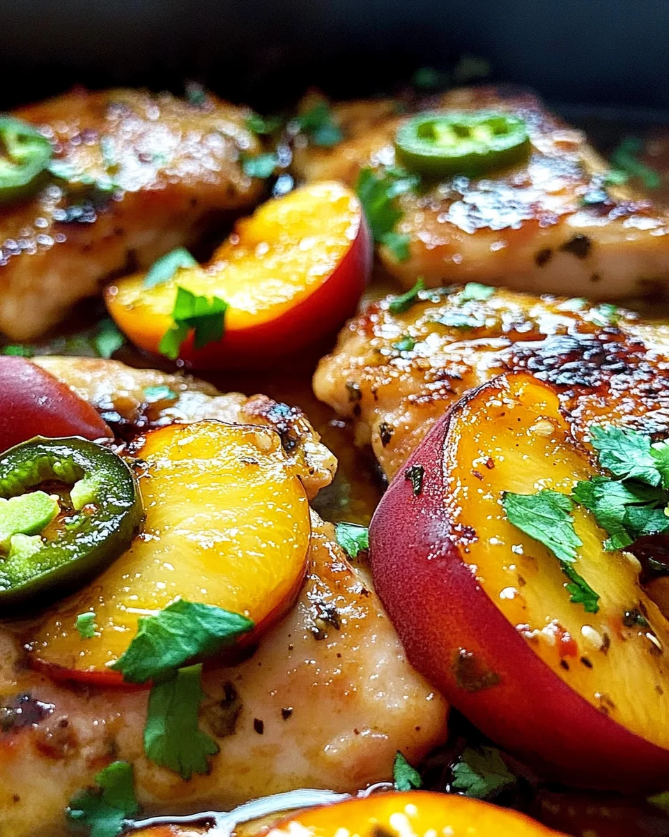 Jalapeno Peach Chicken Jalapeno