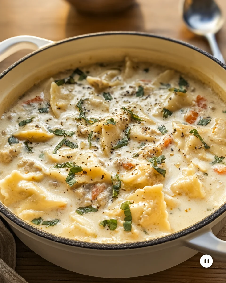 White Lasagna Soup White
