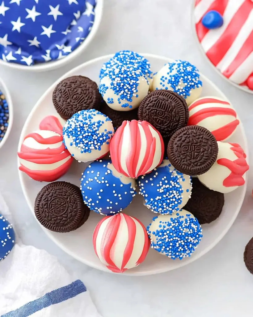 4th Of July Oreo Balls 4th Of July Oreo Balls