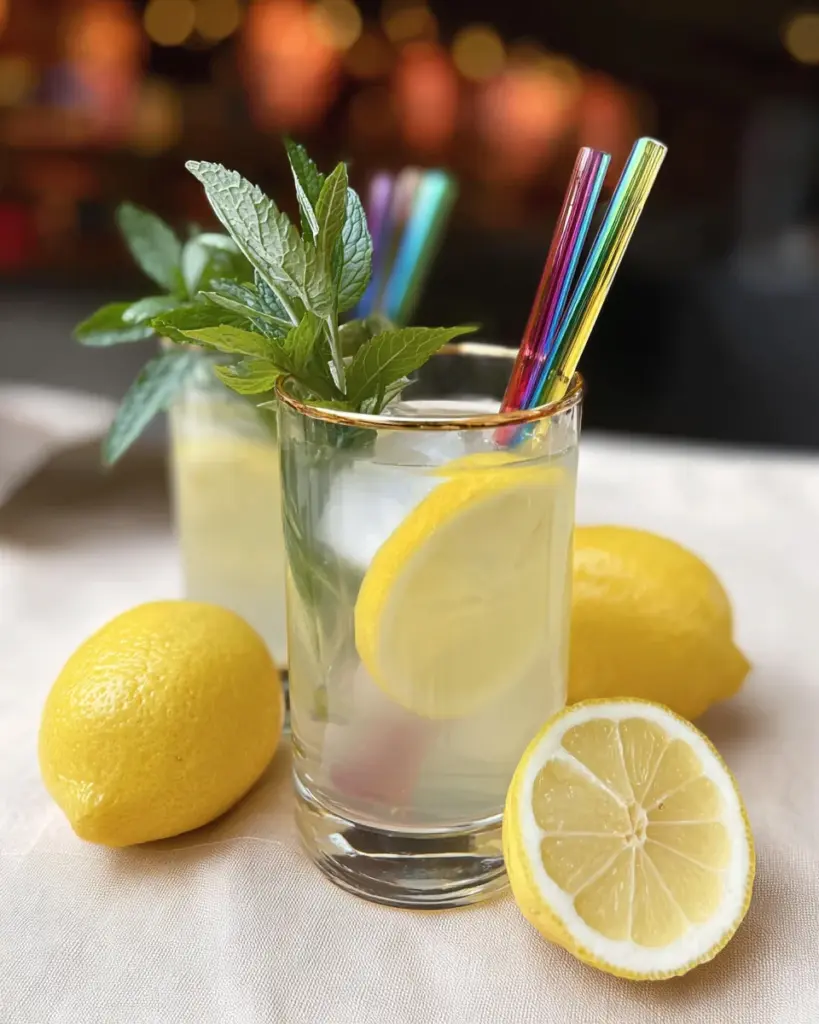 Mint and Rosemary Lemonade with Vanilla Mint and Rosemary Lemonade with Vanilla