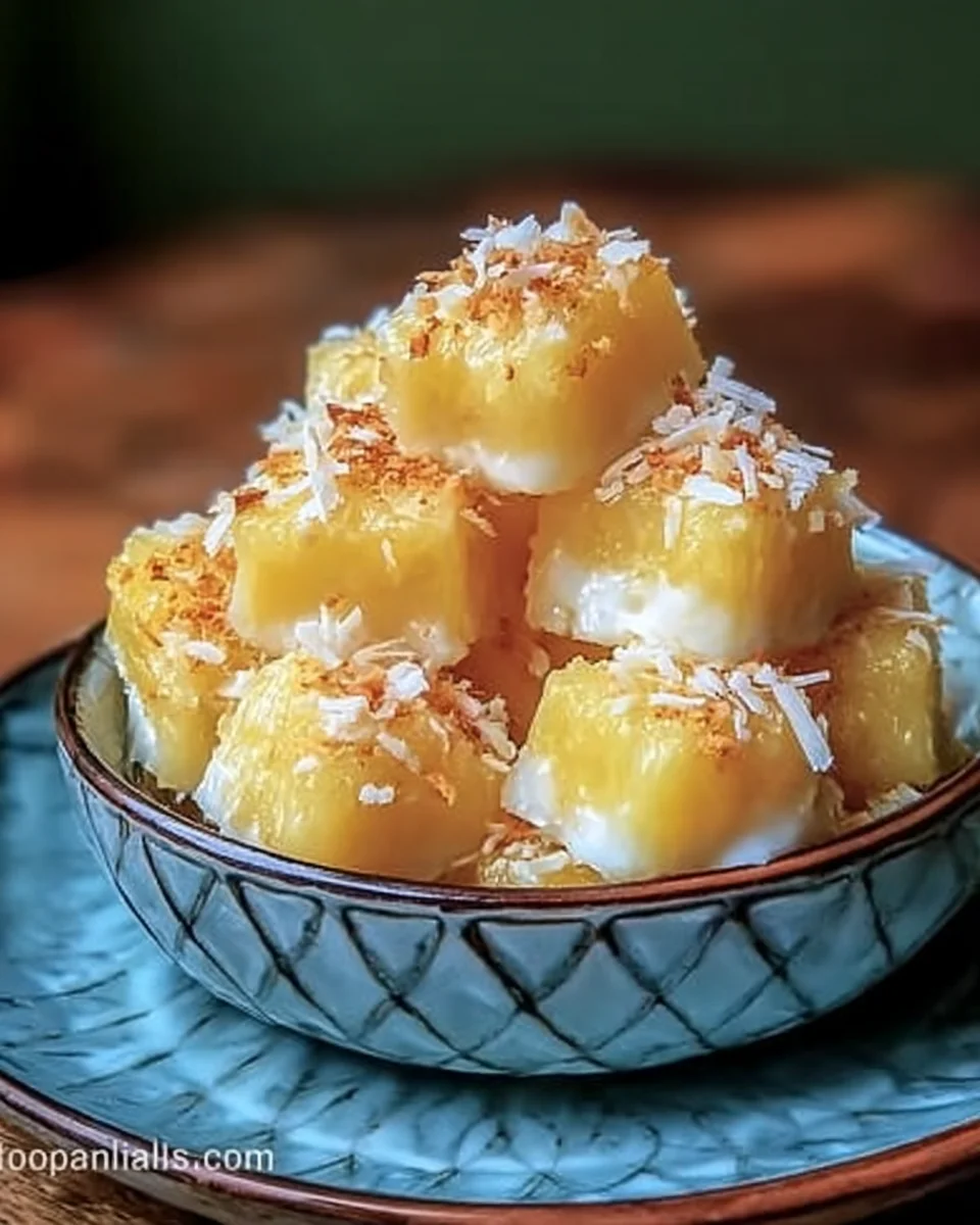 Coconut Pineapple Bites Coconut