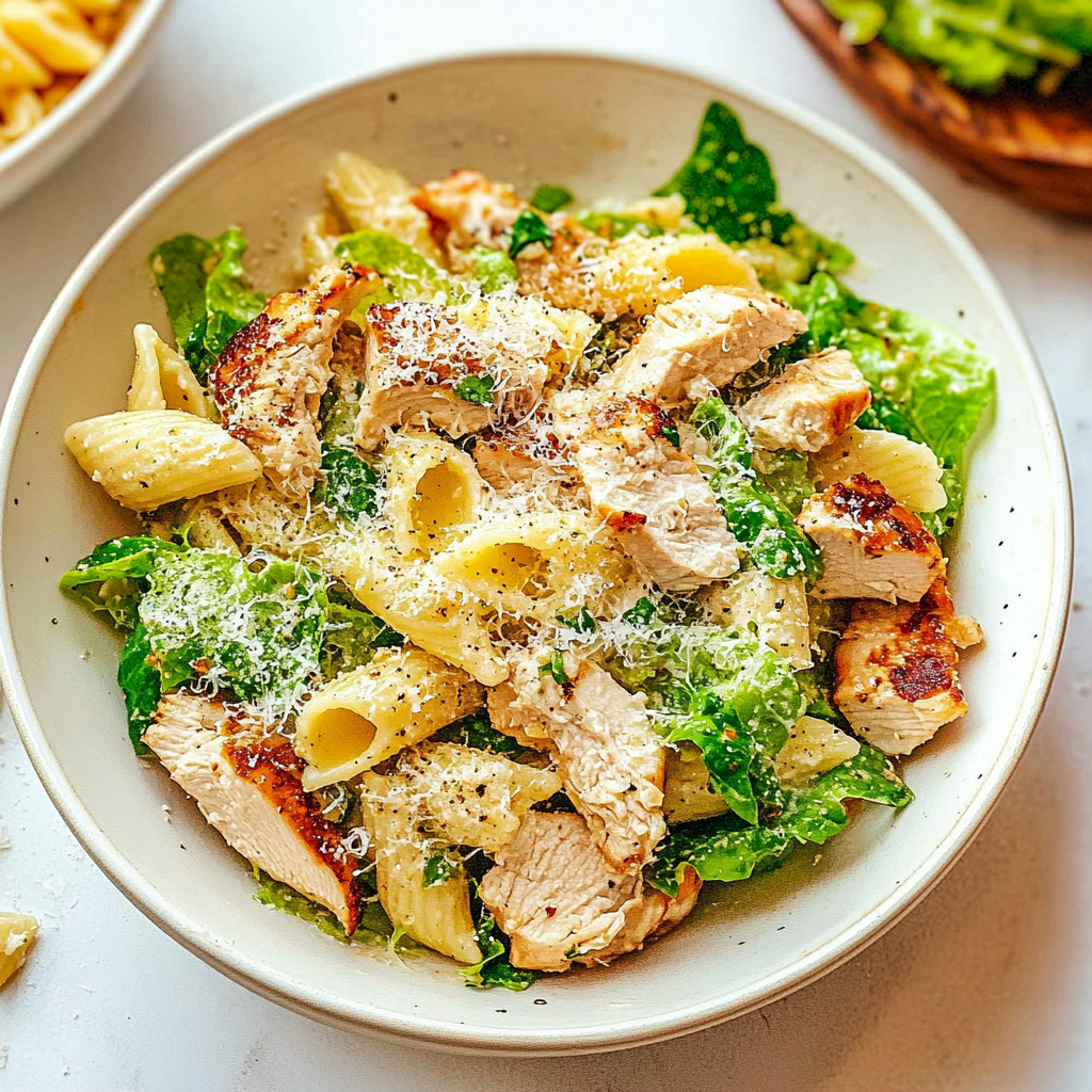Chicken Caesar Pasta Salad Chicken Caesar Pasta Salad