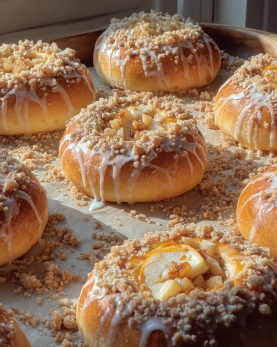 Apple Cheesecake Buns Apple