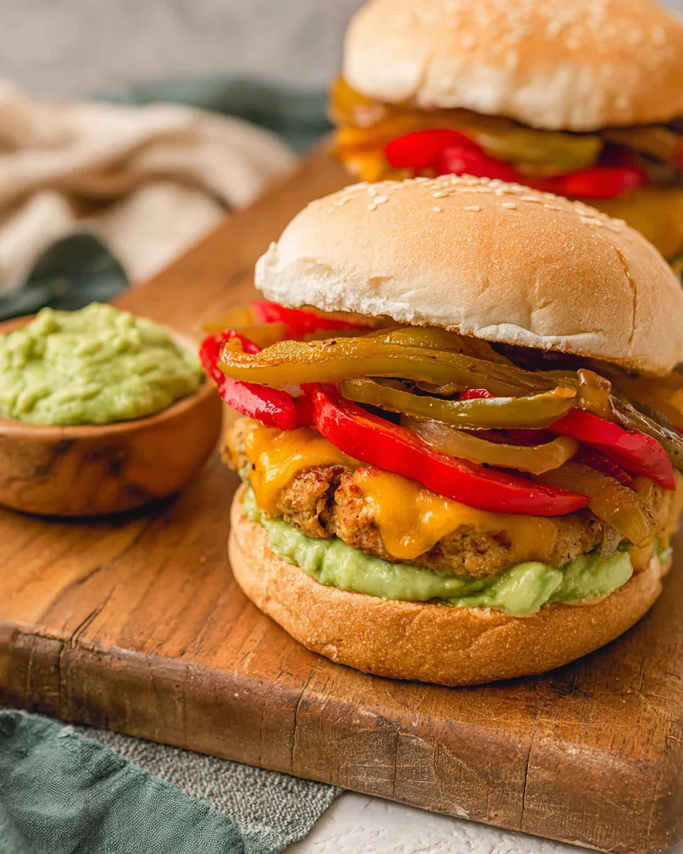 Chicken Fajita Burgers Chicken