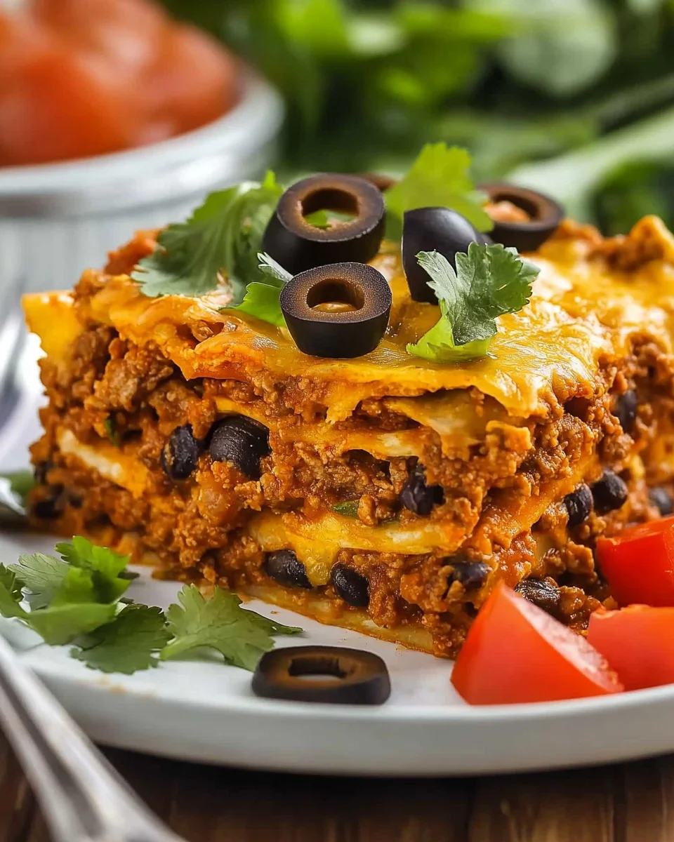 Beef Enchilada Casserole Beef