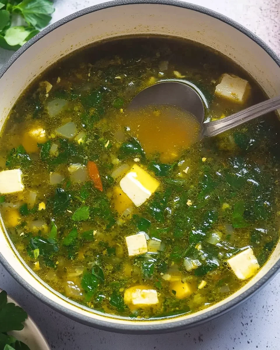 Green Borscht (Ukrainian Spinach Soup) Green