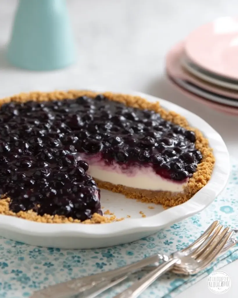 Blueberry Cream Pie