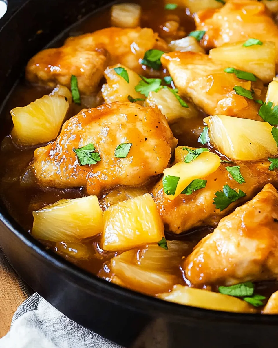 Whiskey Pineapple Chicken Whiskey
